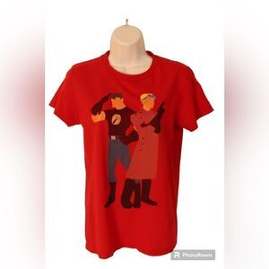 American Apparel Character Shirt in Red Size L